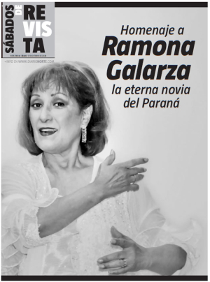 Homenaje a Ramona Galarza la eterna novia del Paraná