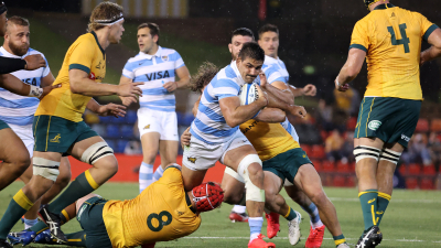 Trabajoso y meritorio empate de Los Pumas ante Australia