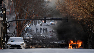 Estados Unidos: tres heridos tras una fuerte explosión en el centro de Nashville