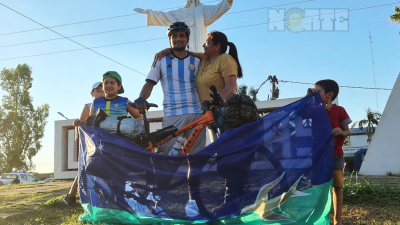 Desafío personal: un ciclista unió San Carlos de Bariloche y Las Breñas ??♂️