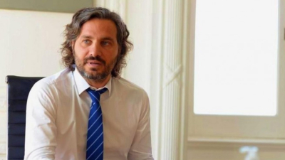 Cafiero: "No nos tienen que venir a decir qué tenemos que hacer con los DD.HH."