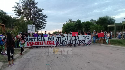 Villa Río Bermejito: familiares  y amigos pidieron que se investigue la muerte de Araceli