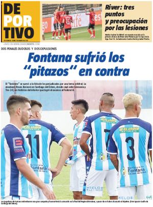Fontana sufrió los "pitazos" en contra