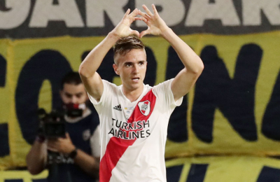 Palavecino, muy contento por su primera conquista