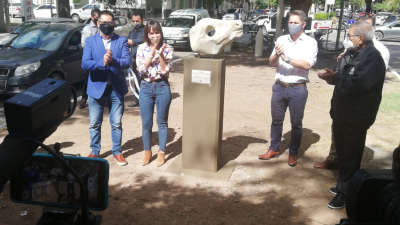 Se emplazó la escultura N° 649 y con ella se incorporó la figura de “Guardianes del Patrimonio”