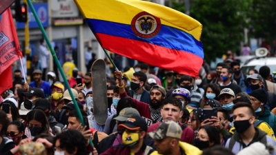 Colombia: segundo día de paro nacional contra la reforma tributaria
