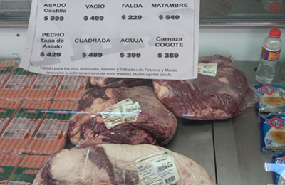 La carne de Precios Cuidados, solo sigue en dos locales