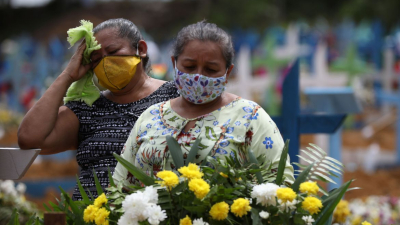 Brasil registra la mayor cifra de muertes por coronavirus en más de un mes