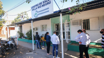 El Ministerio de Gobierno realiza refacciones en el Centro de Salud de Villa Río Negro