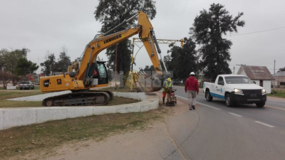Charata: continúan obras del segundo acueducto