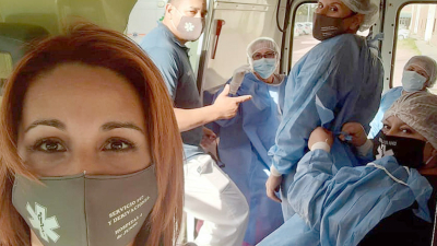 El Servicio 107 incrementó los rescates de pacientes con Covid
