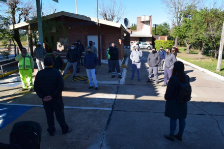 Capacitación en peaje Puente General Belgrano, Chaco.jpeg