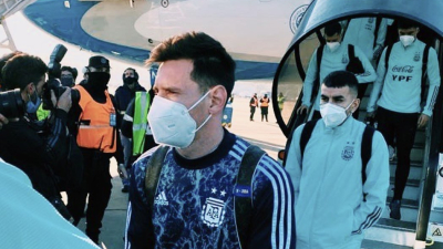 El enorme y emotivo recibimiento a la Selección Argentina en Ezeiza