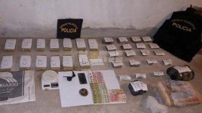 Secuestraron 15 kilos de marihuana en Pinedo