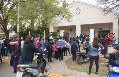 Los alumnos volvieron a la presencialidad en las escuelas