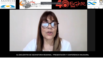 "Estamos celebrando los cuarenta años del Encuentro de Geohistoria Regional”