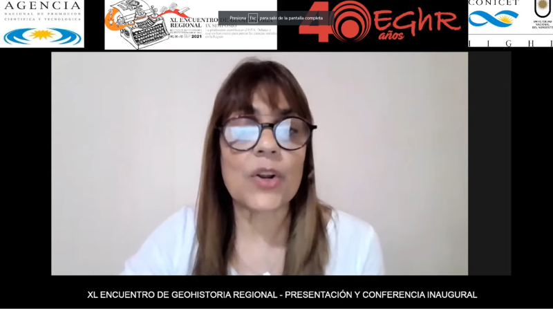 "Estamos celebrando los cuarenta años del Encuentro de Geohistoria Regional”