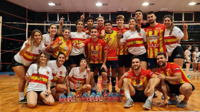 El vóley de Sarmiento, campeón en Reconquista