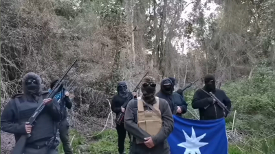 Chile: mapuches exhibieron armas y advirtieron que las usarán para defender un terreno en el sur