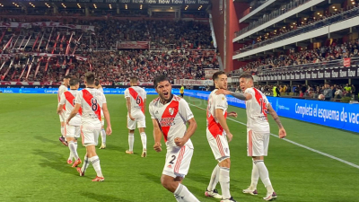 River le gana a Estudiantes por un cabezazo de Rojas