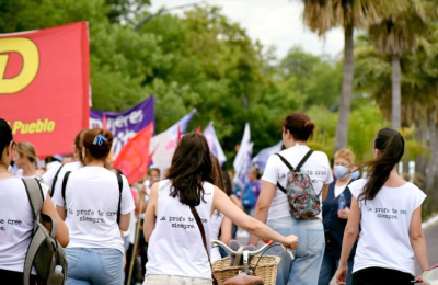 Marchan en defensa de la Ley de Educación Sexual Integral