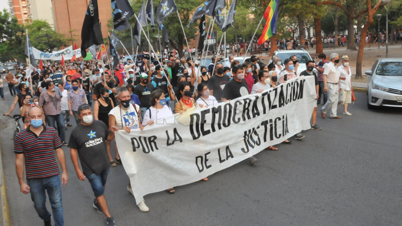 En Resistencia también se marchó para pedir una reforma judicial