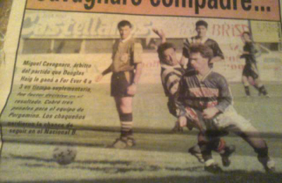 El "Negro" vuelve al Nacional B tras 23 años