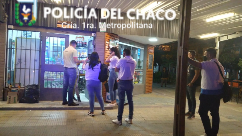 Bajo un intenso operativo, clausuraron boliches del microcentro