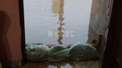 Charata: trabajan sobre ruta 89 para evacuar desagües mientras continúa la lluvia