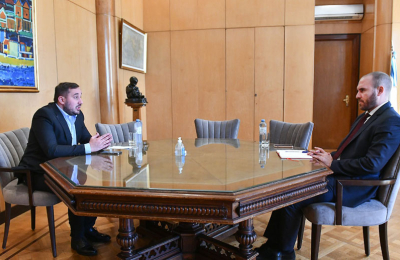 Pérez Pons con Guzmán: "Hay que profundizar un desarrollo federal"