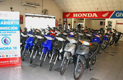En febrero cayeron los patentamientos de motos y autos en el Chaco