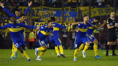 Boca derrotó a Racing por penales y es finalista de la Copa de la Liga
