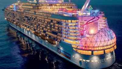 Casino, teatro y 20 restaurantes: parece una ciudad, pero es el crucero más grande del mundo