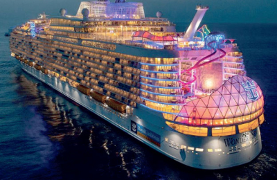 Casino, teatro y 20 restaurantes: parece una ciudad, pero es el crucero más grande del mundo