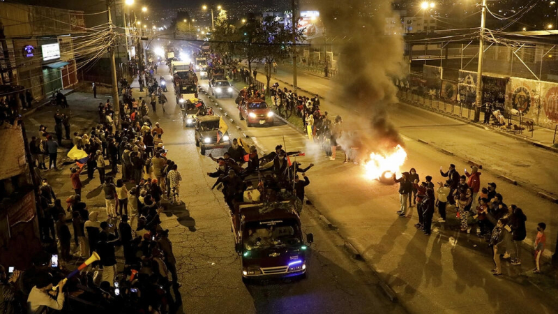 Protestas en Ecuador se extienden por noveno día y el ministro de Defensa prende las alarmas