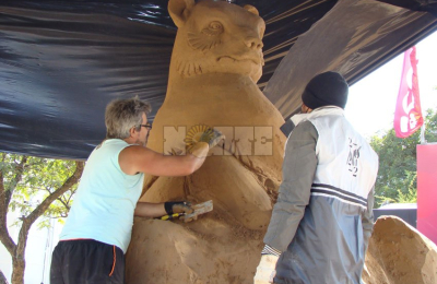 La mitad de semana, y del concurso, se vive a pleno arte y sol