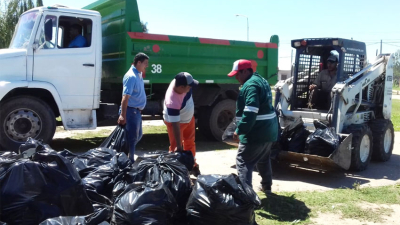 El municipio implementó logística para garantizar el servicio de recolección