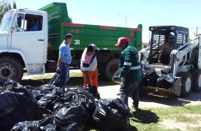 El municipio implementó logística para garantizar el servicio de recolección