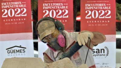 Con múltiples actividades continúa el encuentro internacional de escultores en El Impenetrable