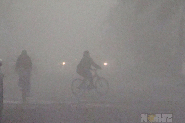 Resistencia amaneció con densa niebla 