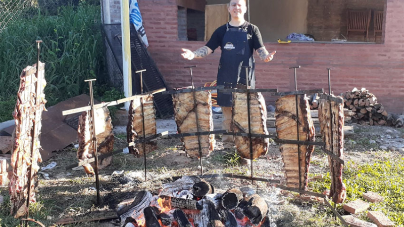 Juan Chapo, listo para representar al Chaco en el Campeonato Federal del Asado