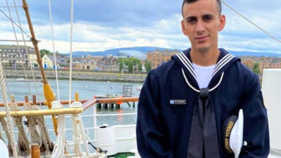 Orgullo total: un quitilipense se embarca en la Fragata Libertad