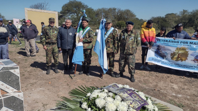 Reivindican en Cote Lai a Oscar Acosta, héroe de Malvinas