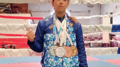Correntina en el Panamericano de Kickboxing