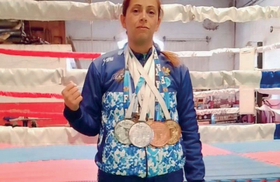 Correntina en el Panamericano de Kickboxing