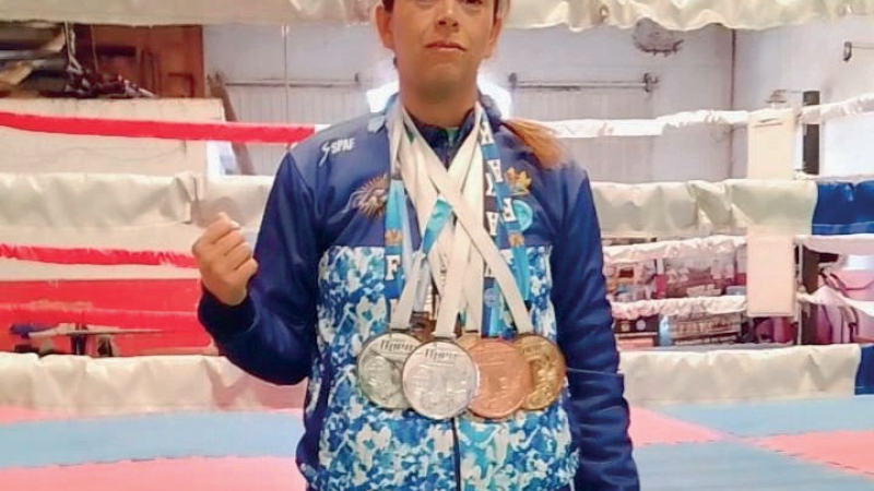 Correntina en el Panamericano de Kickboxing
