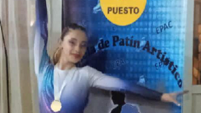 Patinaje artístico: chaqueña en la final