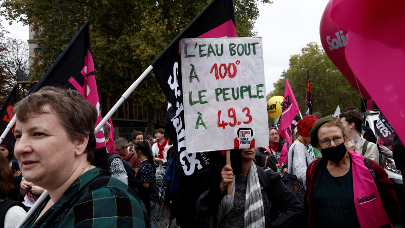 Huelgas y protestas en Francia