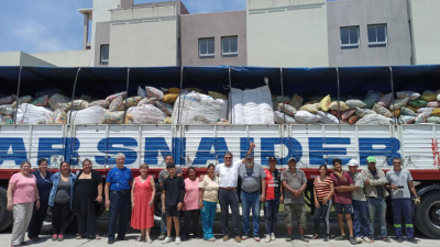 Nuevo cargamento de tapitas para sostener la Casa Garrahan Chaco