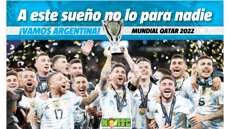 Este miércoles, lámina de la Selección con la edición impresa de NORTE